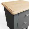 Firby Oak 3 Drawer Bedside Top scaled