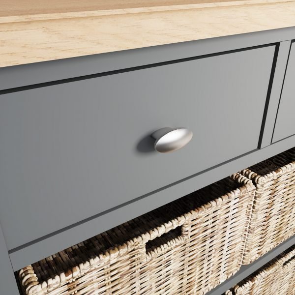 Firby Oak 6 Basket Storage Unit Handle scaled
