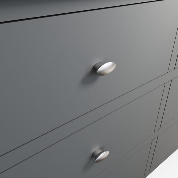 Firby Oak 6 Drawer Chest Close scaled