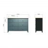 Firby Oak 6 Drawer Chest Dimensions scaled