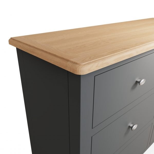 Firby Oak 6 Drawer Chest Top scaled
