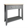 Firby Oak Console Table Angle scaled