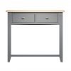 Firby Oak Console Table Front scaled