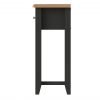 Firby Oak Console Table Side scaled
