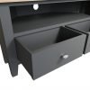 Firby Oak Corner TV Unit Close scaled
