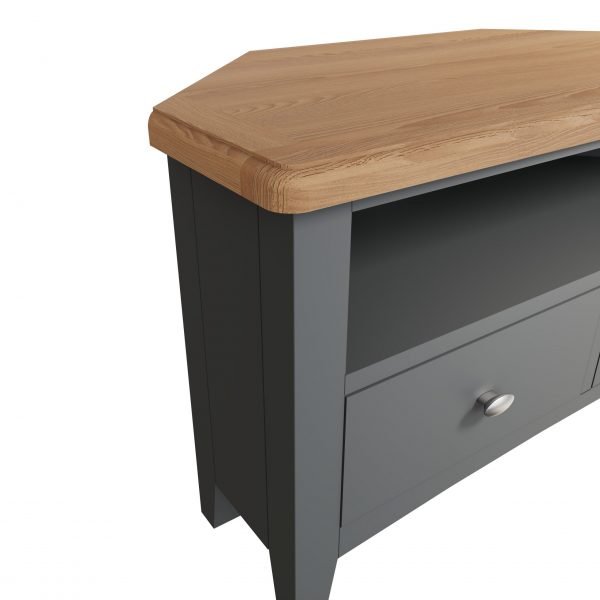 Firby Oak Corner TV Unit top scaled