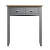 Firby Oak Dressing Table Front scaled