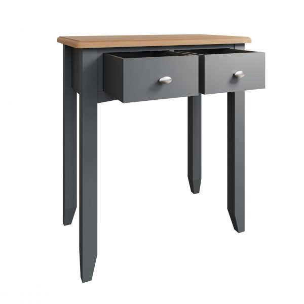 Firby Oak Dressing Table Open scaled