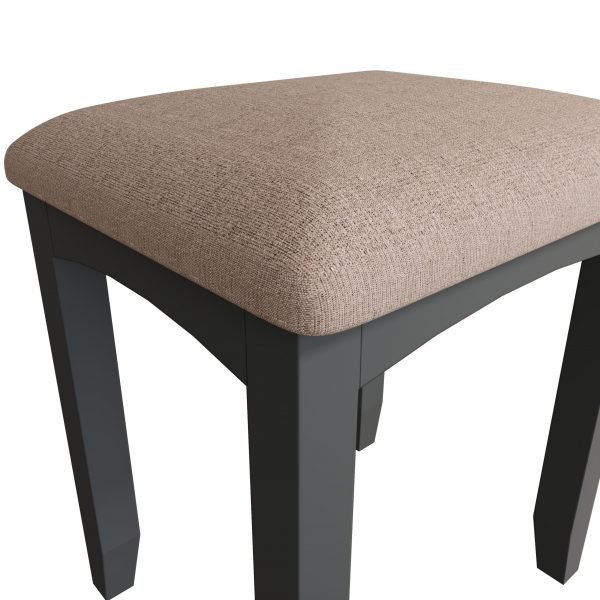 Firby Oak Dressing Table Stool Close scaled