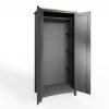 Firby Oak Full Hanging Wardrobe Open scaled