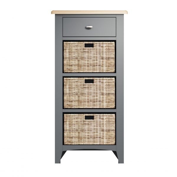 Firby Oak Large Basket Unit Front scaled