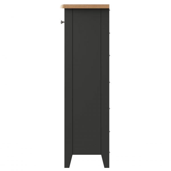 Firby Oak Large Basket Unit Side scaled