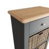 Firby Oak Large Basket Unit Top scaled