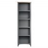 Firby Oak Large Bookcase Front scaled