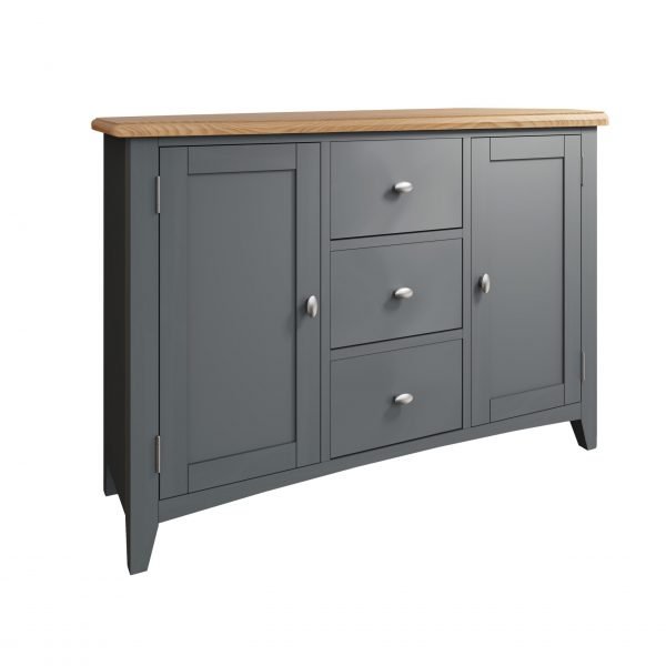Firby Oak Large Sideboard Angle scaled