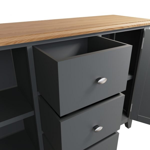 Firby Oak Large Sideboard Close scaled