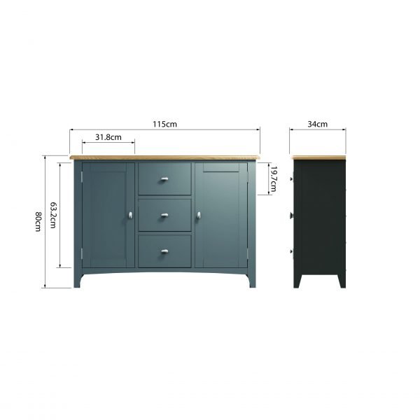 Firby Oak Large Sideboard Dimensions scaled