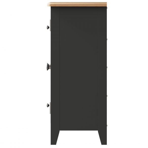 Firby Oak Large Sideboard Side scaled
