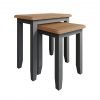 Firby Oak Nest of 2 Tables Angle scaled