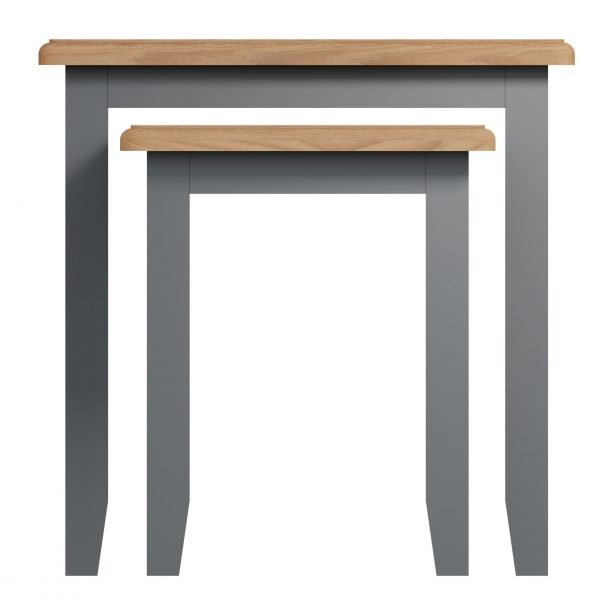 Firby Oak Nest of 2 Tables Closed scaled