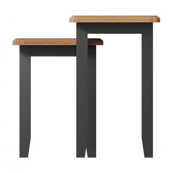 Firby Oak Nest of 2 Tables Open scaled