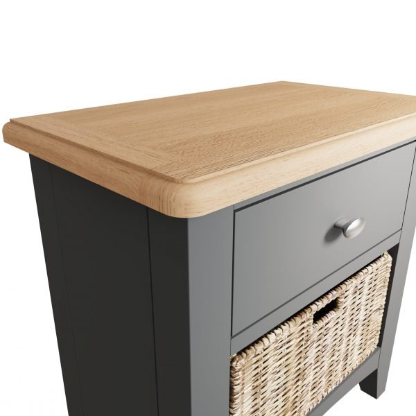 Firby Oak Small Basket Table Top scaled