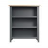 Firby Oak Wide Bookcase Front scaled