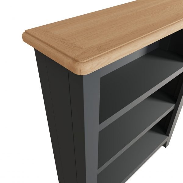 Firby Oak Wide Bookcase Top scaled