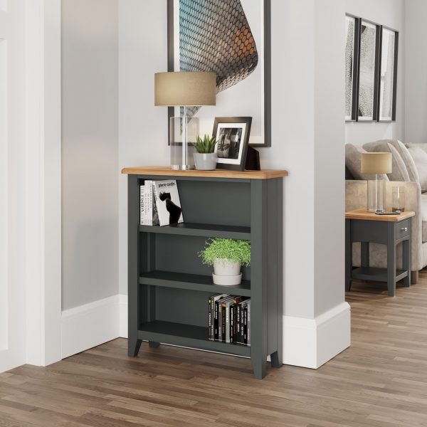 Firby Oak Wide Bookcase scaled