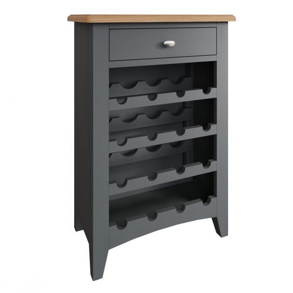 Firby Oak Wine Cabinet Angle scaled