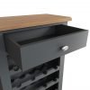 Firby Oak Wine Cabinet Drawer scaled