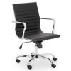 Gio Black Chrome Office Chair