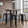 Grafton Backless Bar Stool and table Room set 1