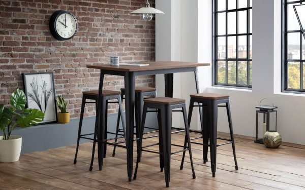 Grafton Backless Bar Stool and table Room set 1