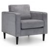 Hayward Armchair Grey Chenille