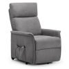 Helena Rise Recliner Charcoal Fabric