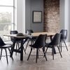 Hockley Table Black Oak Room