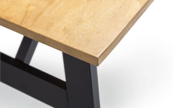 Hockley Table Black Oak close