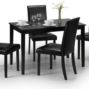 Hudson Dining Chair Black With Table