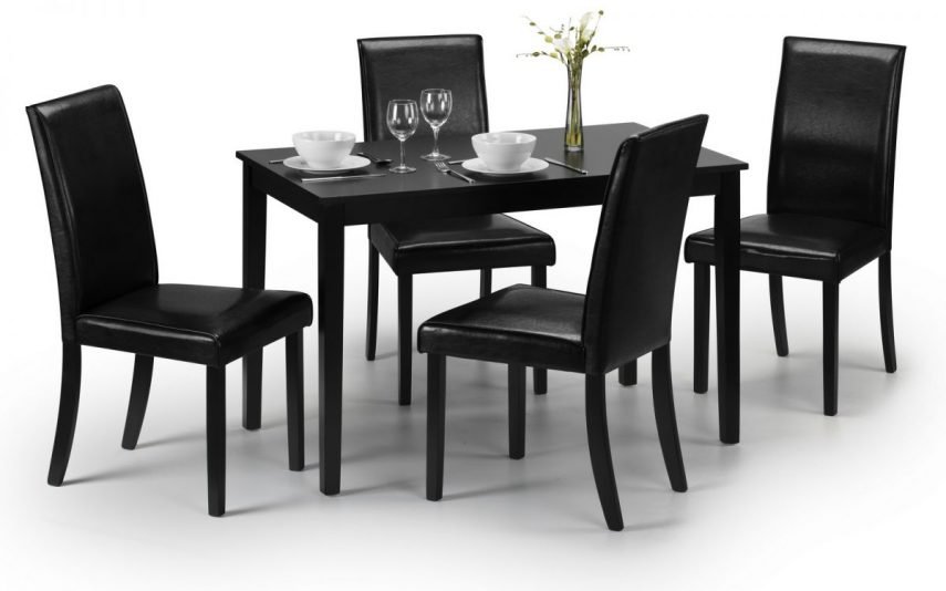Hudson Dining Chair Black With Table