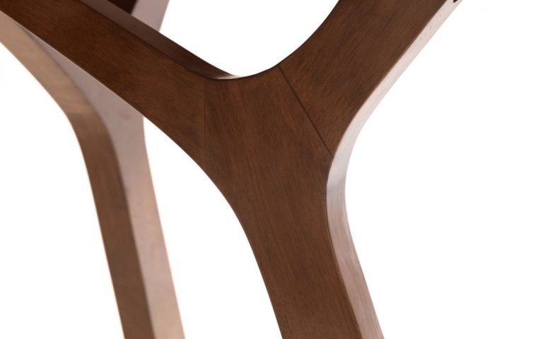 Huxley Chenille Dining Chair Dusk Grey Legs