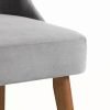 Huxley Chenille Dining Chair Dusk Grey Seat