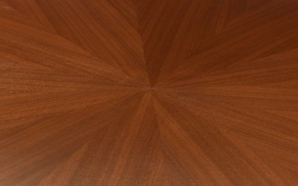 Huxley Round Table Walnut close