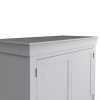 Isabelle Grey 2 Door 4 Drawer Wardrobe top scaled