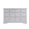 Isabelle Grey 6 Drawer Chest front scaled