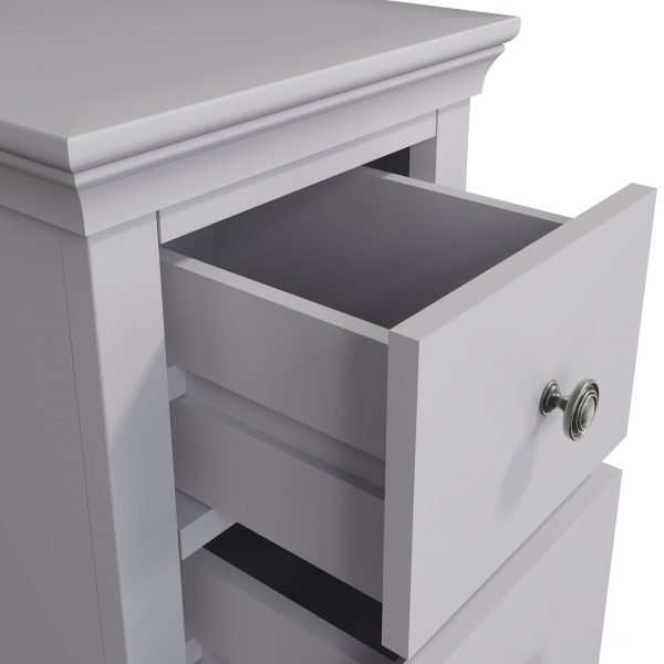 Isabelle Grey Bedside Cabinet all scaled