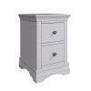 Isabelle Grey Bedside Cabinet angle scaled