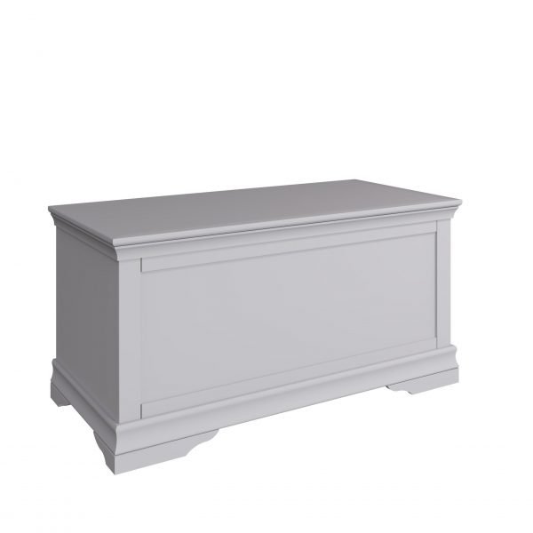 Isabelle Grey Blanket Box angle scaled
