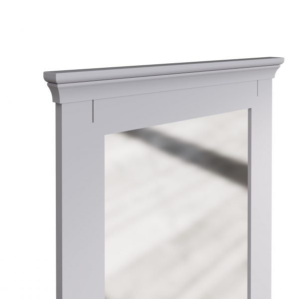 Isabelle Grey Cheval Mirror top scaled
