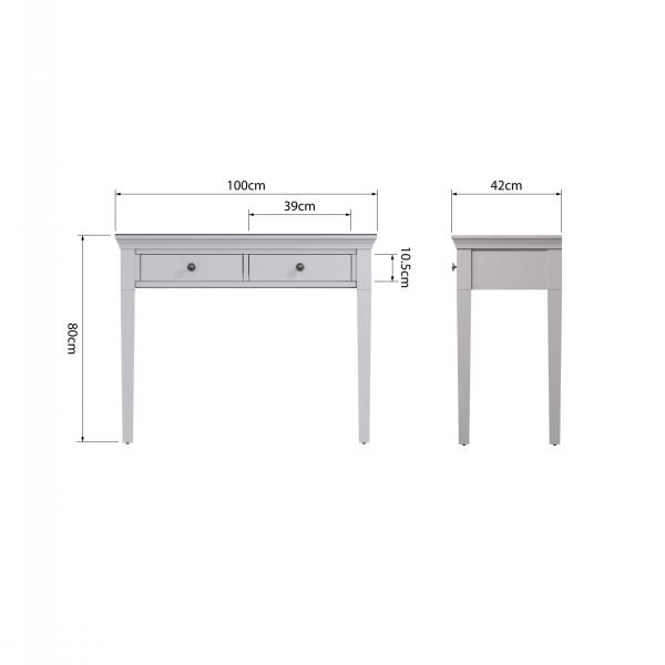 Isabelle Grey Dressing Table dim scaled